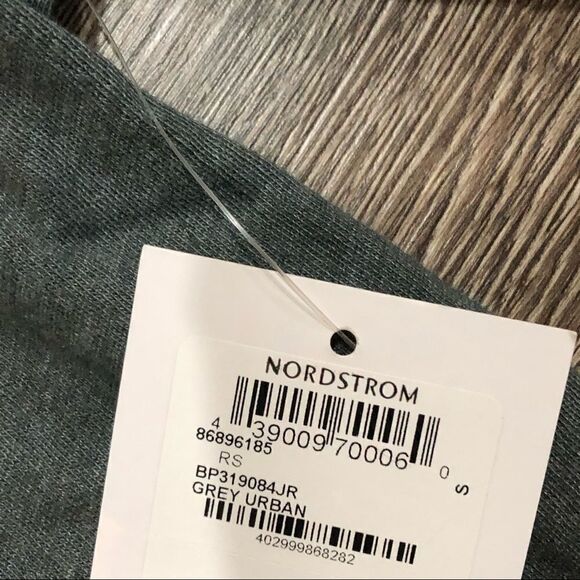 BP Urban Gray Scoop Neck Ling Sleeve Tee - Picture 6 of 6